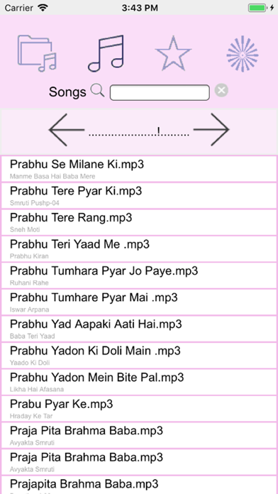 Screenshot 2 of Brahma Kumaris Divine Songs App