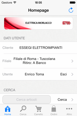 Elettrica Morlacco B2B screenshot 2