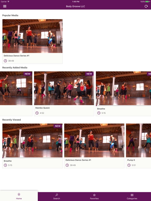 Body Groove On Demand Apps 148Apps