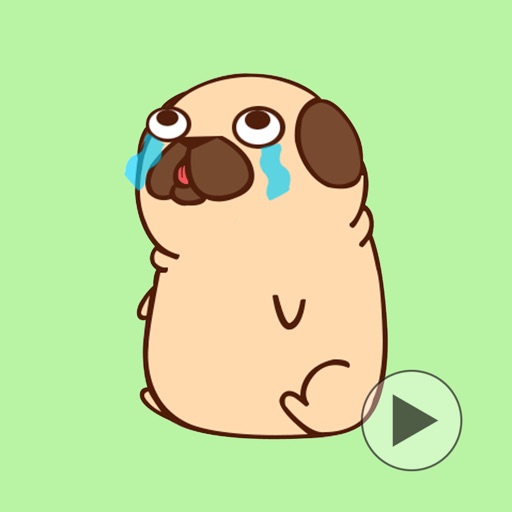 Aboo - Pug Emoji GIF icon