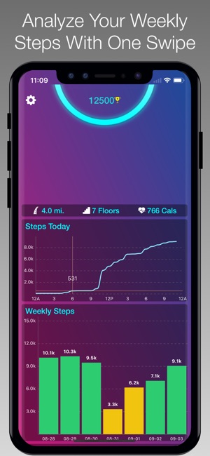 Step-Trak: Pedometer & Counter(圖2)-速報App