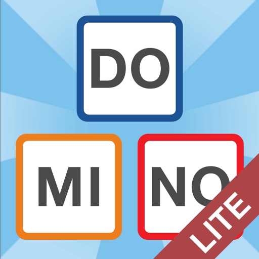 Word Domino lite - fun letter games for the family iOS App