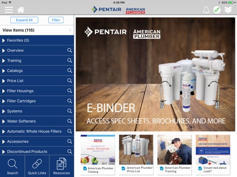 Pentair Catalog screenshot 2