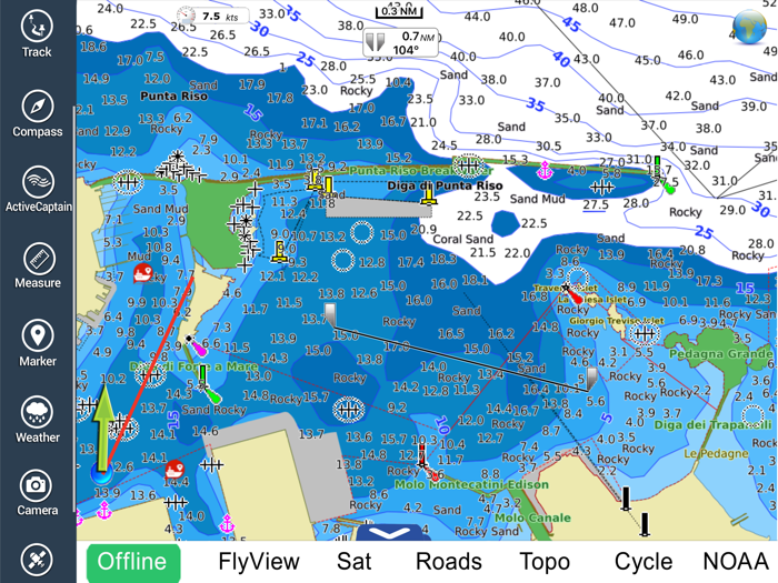 Marine Puglia HD - GPS Map Navigator