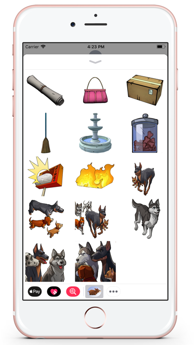 Get 'Em Stickers iPhone screenshot 5 - Stickers app