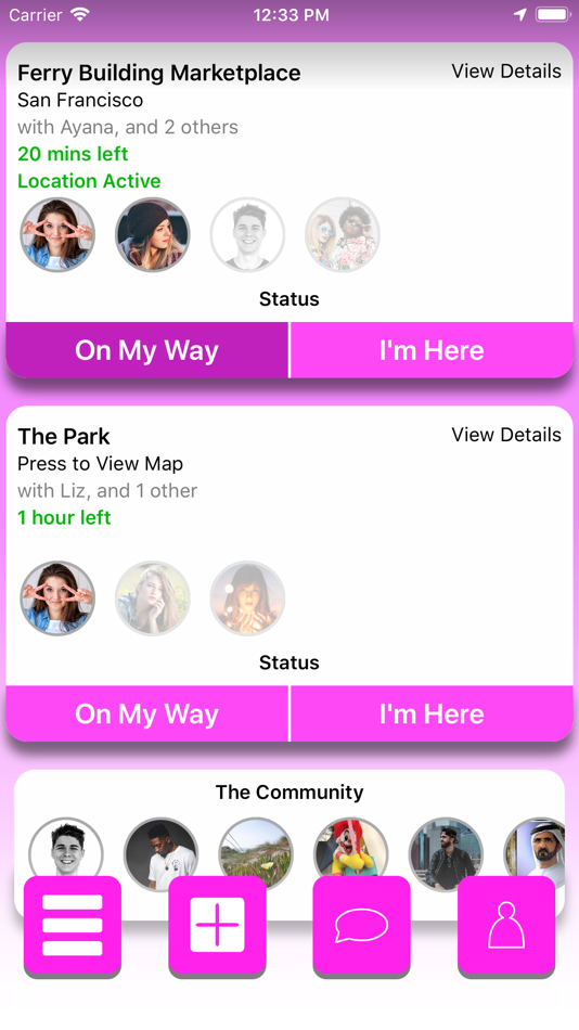 #1. MeetHere - meetup with friends (iOS) 由: Omeed Moghadam