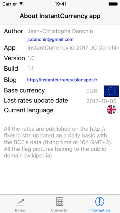 InstantCurrency for iPhone screenshot 3