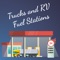 This app shows Loves, Petro, Pilot, Flying J, Travel America (TA), AmBest and Sapp Brothers fueling stations in the US and Canada
