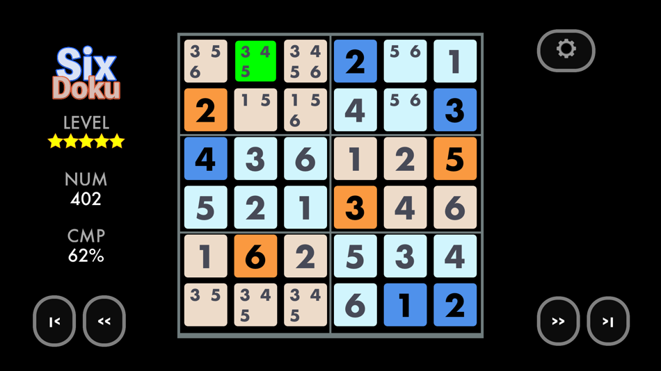 #5. Sixdoku (iOS) 由: Alexia Bono Vilar