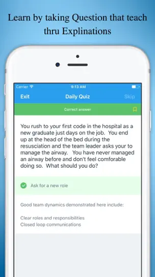 Скриншот ACLS Exam Review - Test Prep For Mastery на iPhone 3