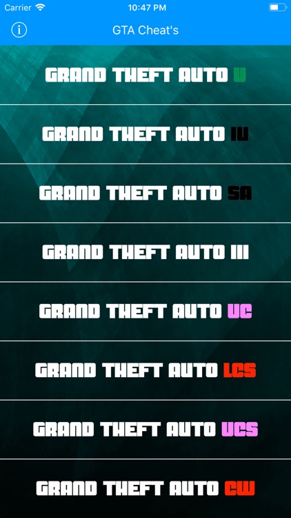 GTA Cheat's for Gamer's