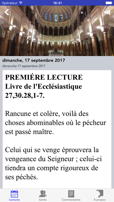 Screenshot #2 pour Lectures des Saintes Écritures