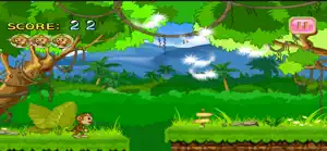 Baby Chimp Runner : Cute Game screenshot #2 for iPhone