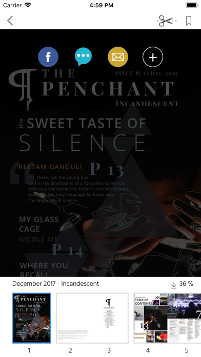 The Penchant Literary Magazine screenshot 2