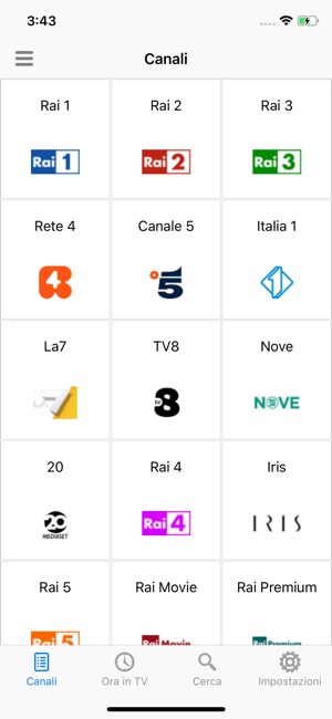 Oggi in TV