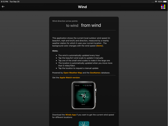 Wind Lite iPad screenshot