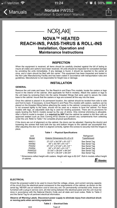 Screenshot #2 pour Nor-Lake/Master-Bilt OEM Parts