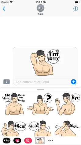 Game screenshot Sexy Man Stickers hack