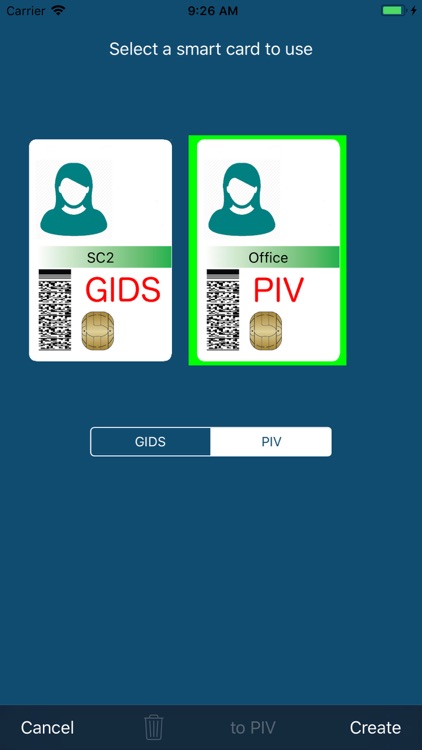 Bluink Smart Card Intune