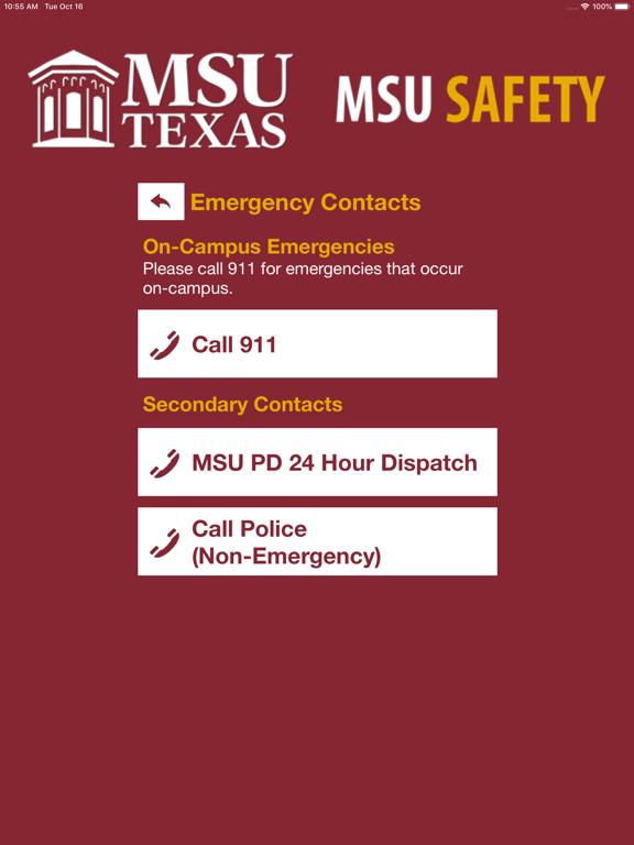 MSU Safety iPad screenshot 2 - Education app