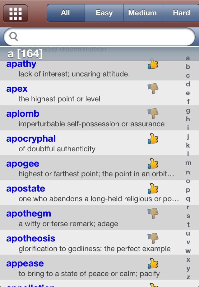 SAT Vocabulary Lite screenshot 3