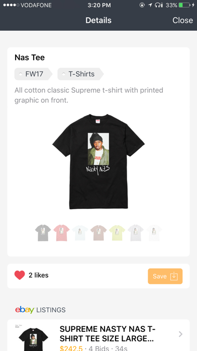 Supreme Catalog - Supremify iPhone screenshot 4 - Shopping app