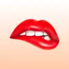 Kiss Lips Dirty Sticker Emojis delete, cancel