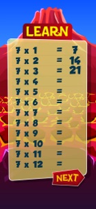 Number Monster Times Tables screenshot #2 for iPhone