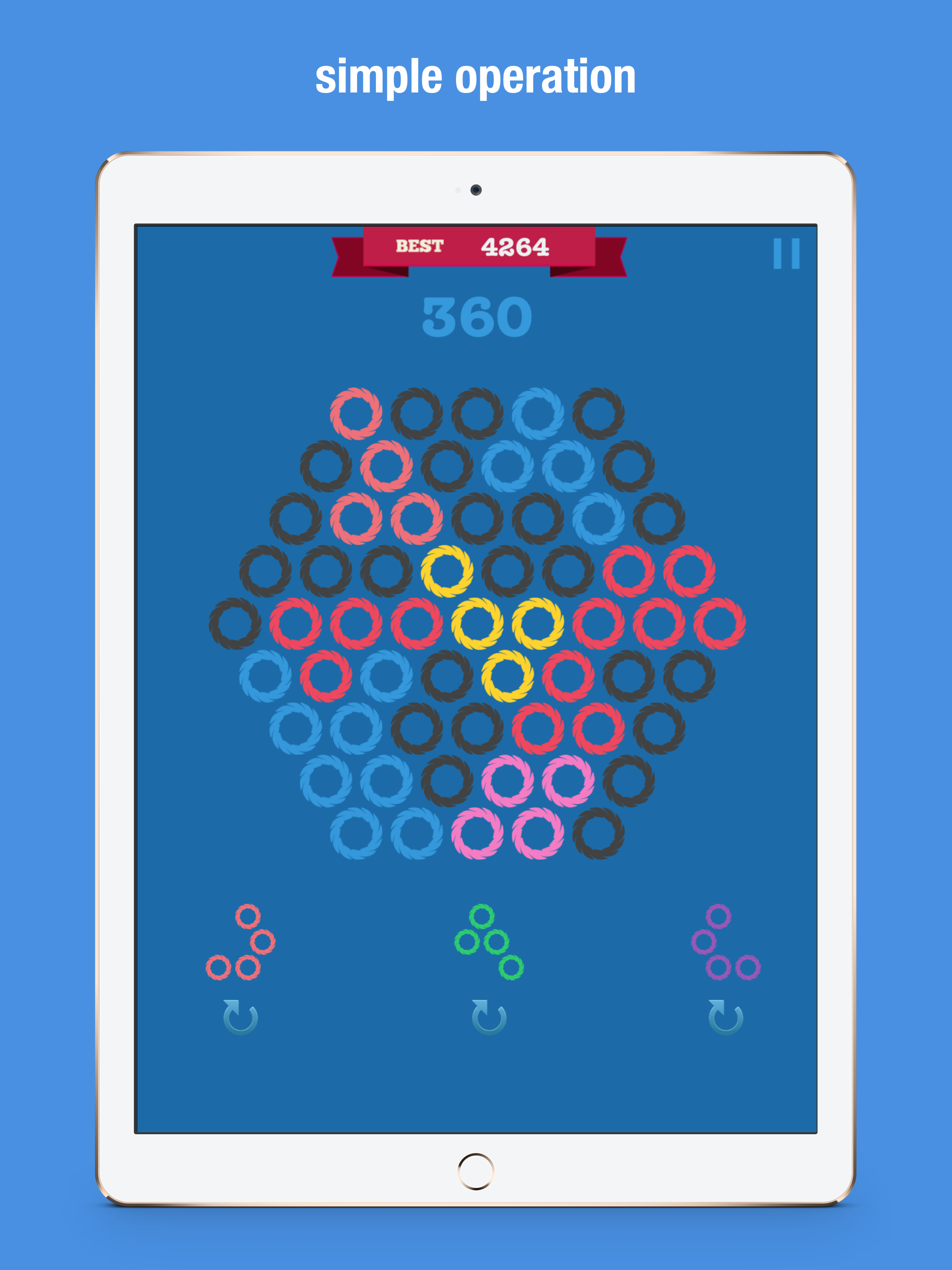 Hexagon Match Geometry Puzzle screenshot 20