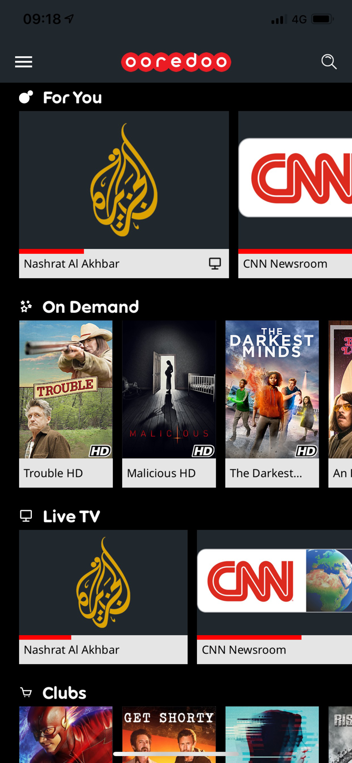 Ooredoo TV screenshot 2