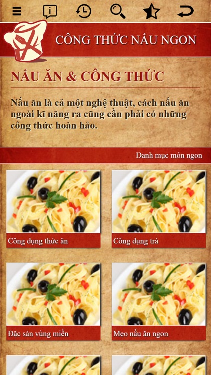 Nấu Ăn Ngon - Công thức nấu ăn