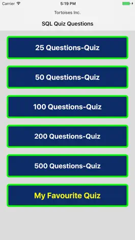 Game screenshot SQL Quiz Questions mod apk