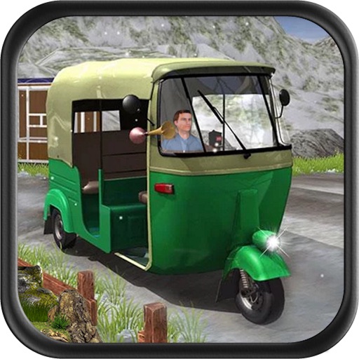 Tuk Tuk Auto Winter Rickshaw icon