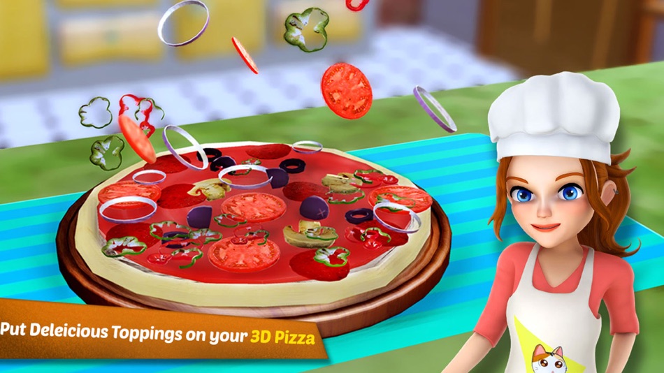 #3. Pizza Maker 3d : Cooking Game (iOS) 由: The Game Storm Studios