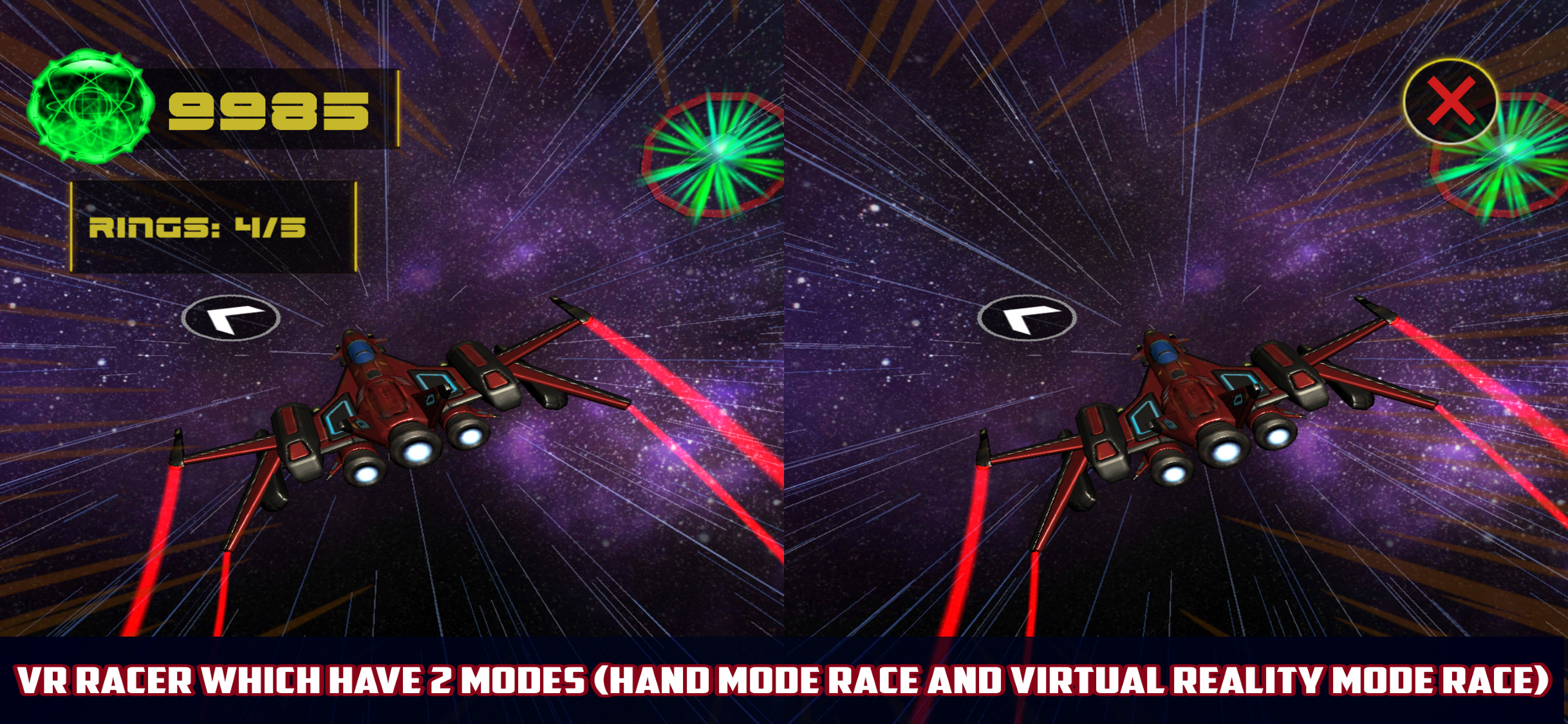 VR X Racer Aero Spaceship
