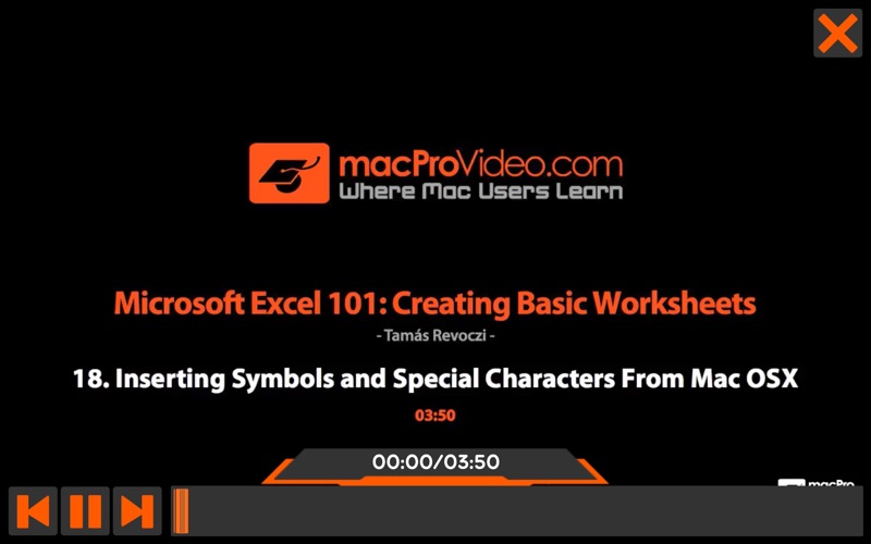 Screenshot #3 pour Course For Excel Worksheets