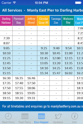 My Fast Ferry Info screenshot 3