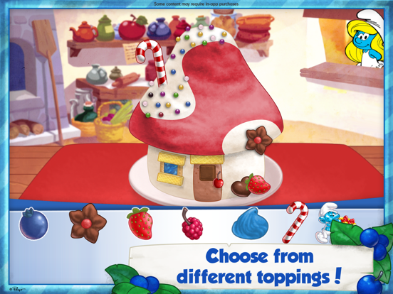 The Smurfs Bakery iPad app afbeelding 3