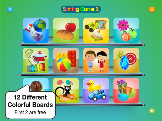 Sorting Game 2 iPad screenshot 2 - Education app