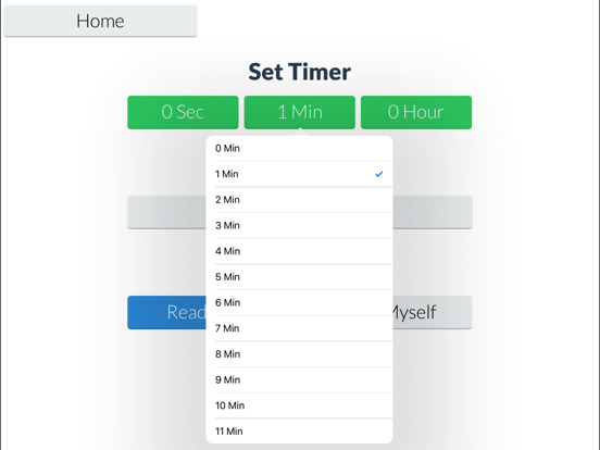 Wait Timer Visual Timer Tool iPad screenshot
