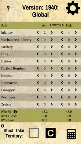 Game screenshot A&A Battle Calculator mod apk