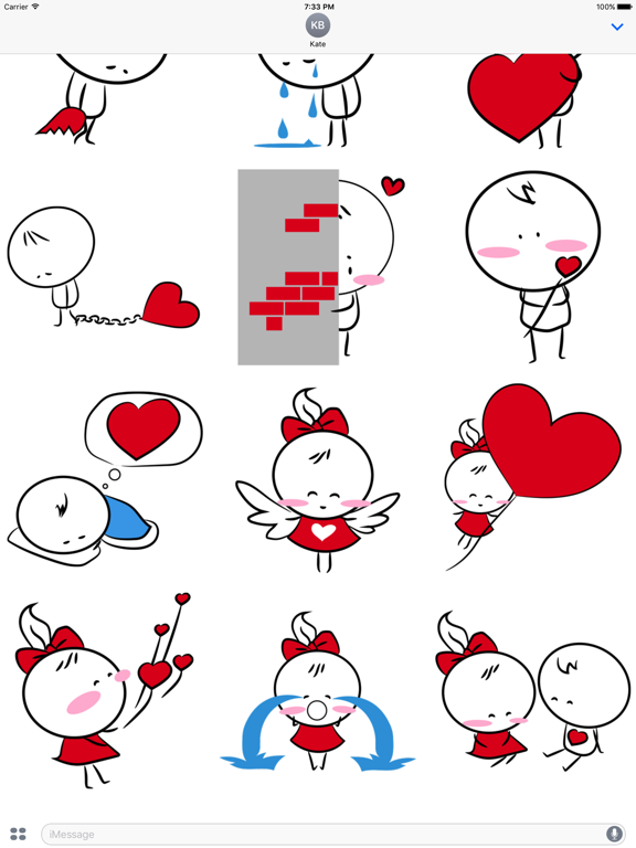 Screenshot #5 pour Love & Couple Animated Sticker