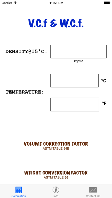 Screenshot #1 pour ASTM 54B & 56 CONVERSION CALC