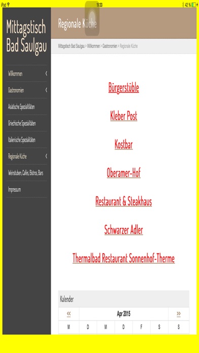 How to cancel & delete Mittagstisch Bad Sauglau from iphone & ipad 1