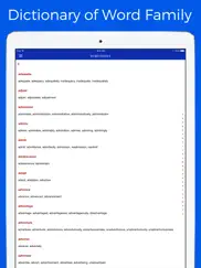 dictionary of word family ipad images 1