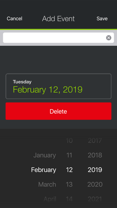 ICountdown Pro App skärmdump