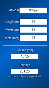 Tonnage Calculator screenshot #5 for iPhone