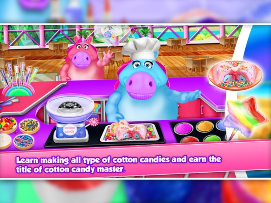 Screenshot #5 pour Fat Unicorn Cotton Candy Shop