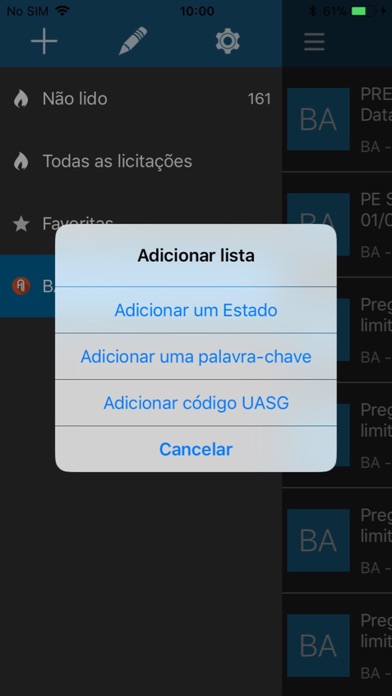 Alerta Licitação screenshot 3