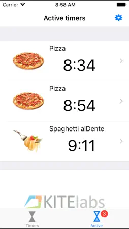 alDente (cooking timer) screenshot 5